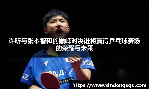 许昕与张本智和的巅峰对决谁将赢得乒乓球赛场的荣耀与未来